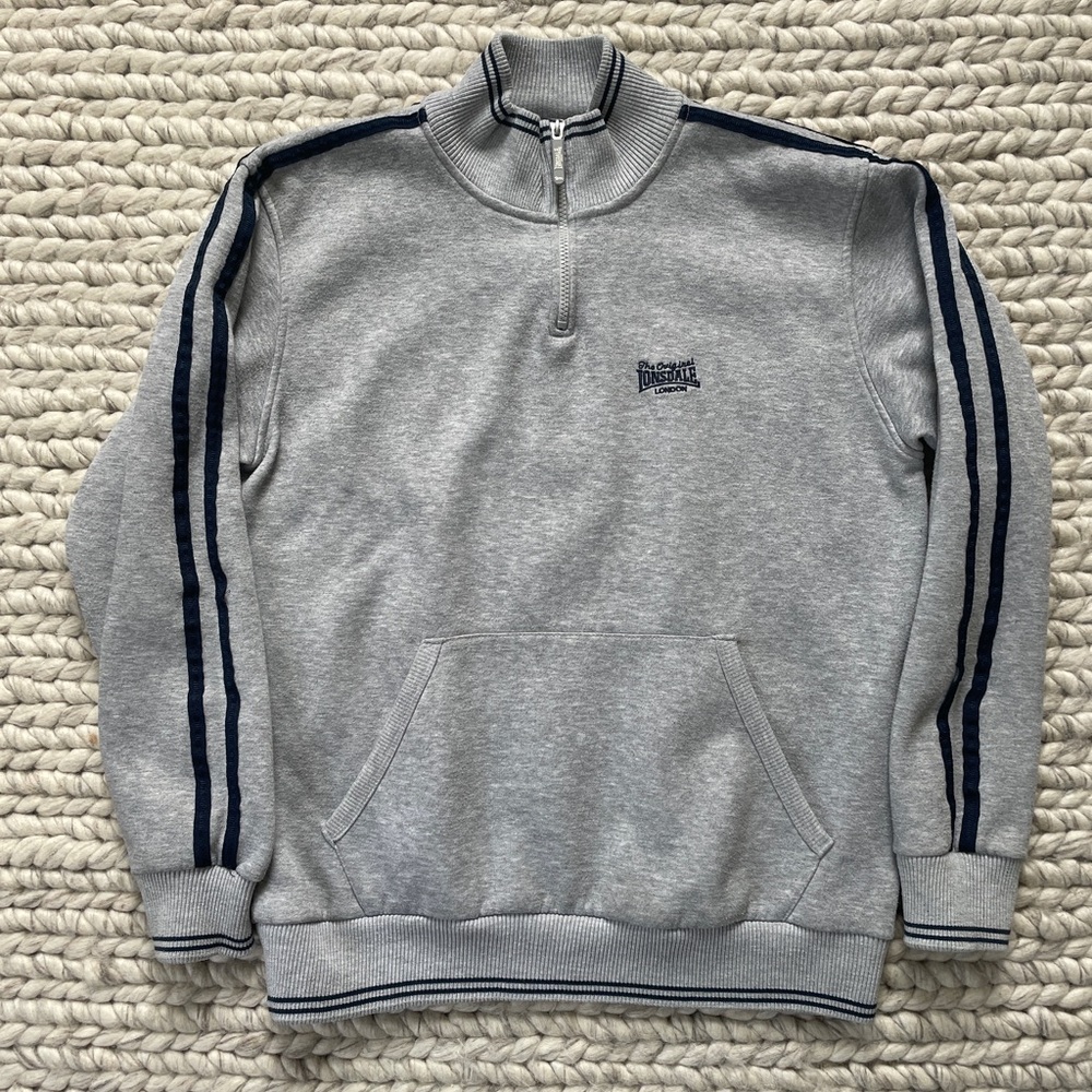 Lonsdale 1/4 zip pullover sweatshirt